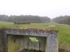 Ligne Maginot - Dbo10 ( Blockhaus pour canon ) - Sa zone de tir