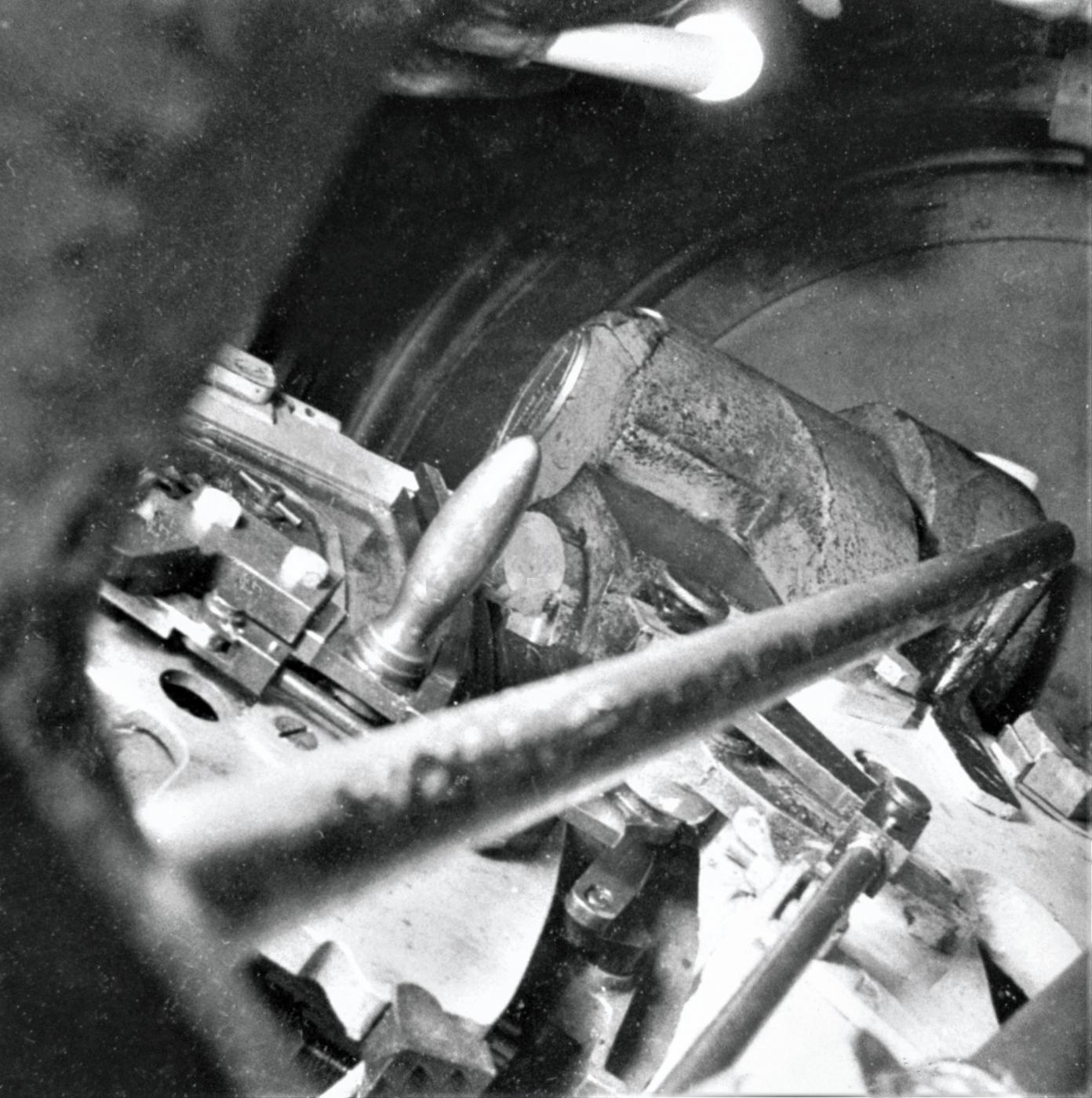 Ligne Maginot - Tourelle modèle 1932 pour deux mortiers de 81 mm - Hackenberg bloc 10
Chambre de tir
Détail 