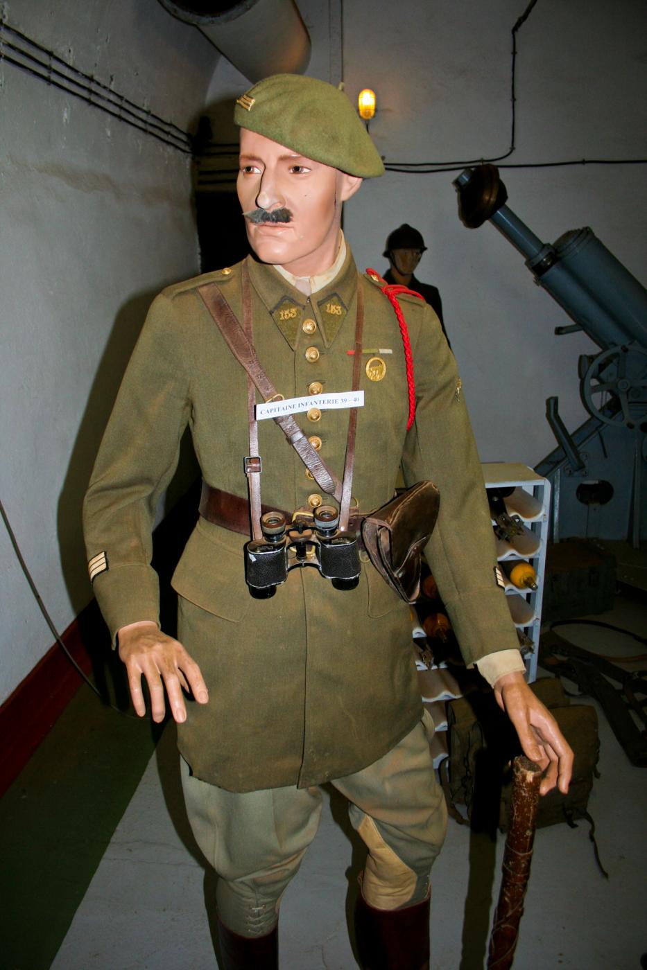 Ligne Maginot - 153° Régiment d'Artillerie de Position (153° RAP) - Officier du 153° RAP
Musée du Hackenberg