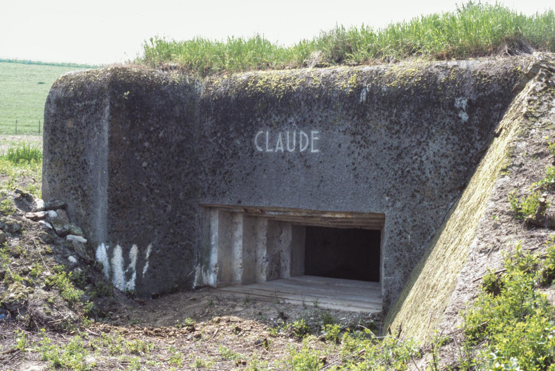 Ligne Maginot - BB31-B - CLAUDE - (Blockhaus pour canon) - 