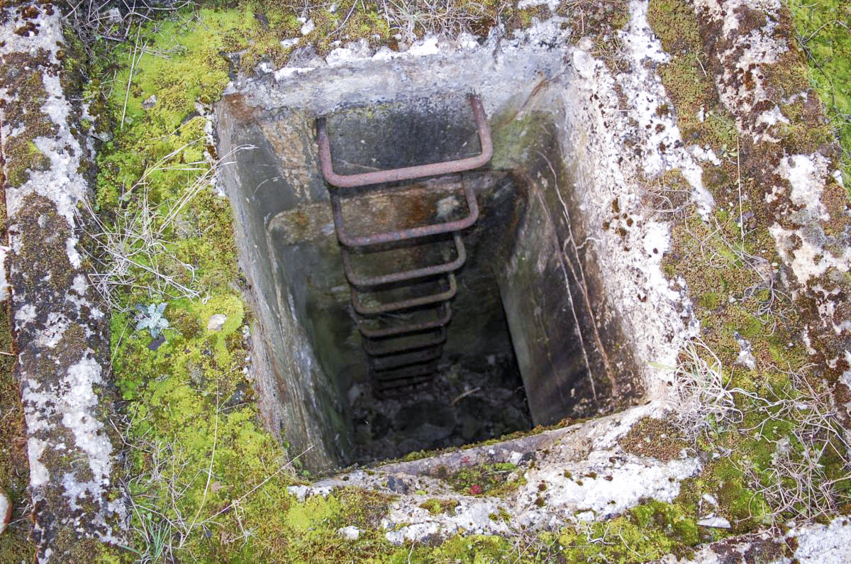 Ligne Maginot - DT261 - FROIDCUL EST - (Cuve pour arme d'infanterie) - le puits d'accès