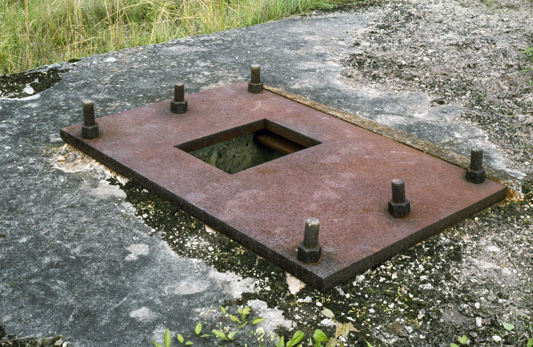 Ligne Maginot - REBBERG 1 - (Observatoire d'artillerie) - Un des plaques de blindage