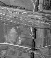 Ligne Maginot - VF60 - ROCADE SAINT-HUBERT / BOULANGE / MANCE - PARTIE SFT - (RESEAU - Voie 60 - Antenne ou rocade ferroviaire) - Photo aérienne de 1947
Garage évitement de Bétange