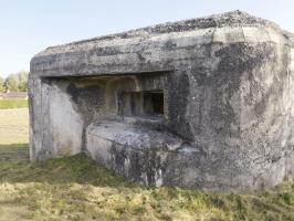 Ligne Maginot - DIAMANT - (Blockhaus pour canon) - Créneau pour un canon antichar de 25 mm