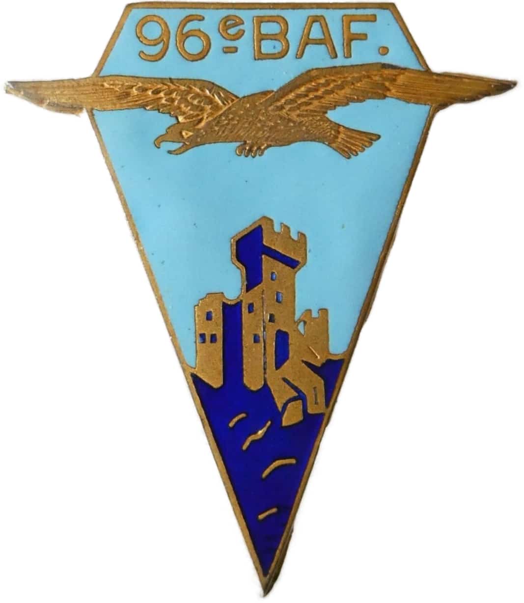 Ligne Maginot - Insigne du 96° Bataillon Alpin de Forteresse (BAF) - 
