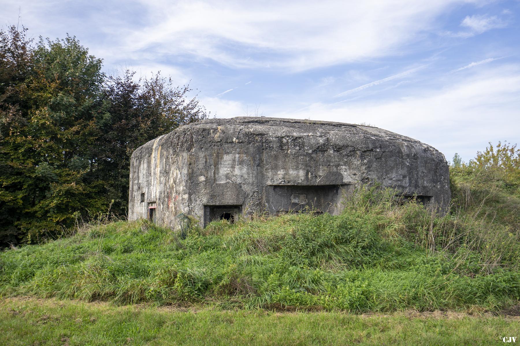 Ligne Maginot - B444 - FOSSE CUVINOT - (Blockhaus pour canon) - L'entrée pour le canon