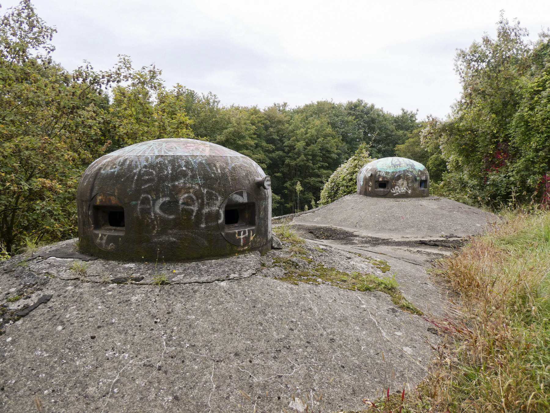 Ligne Maginot - A19 - FORT DE MAULDE - (Observatoire d'artillerie) - Les deux cloches GFM type B