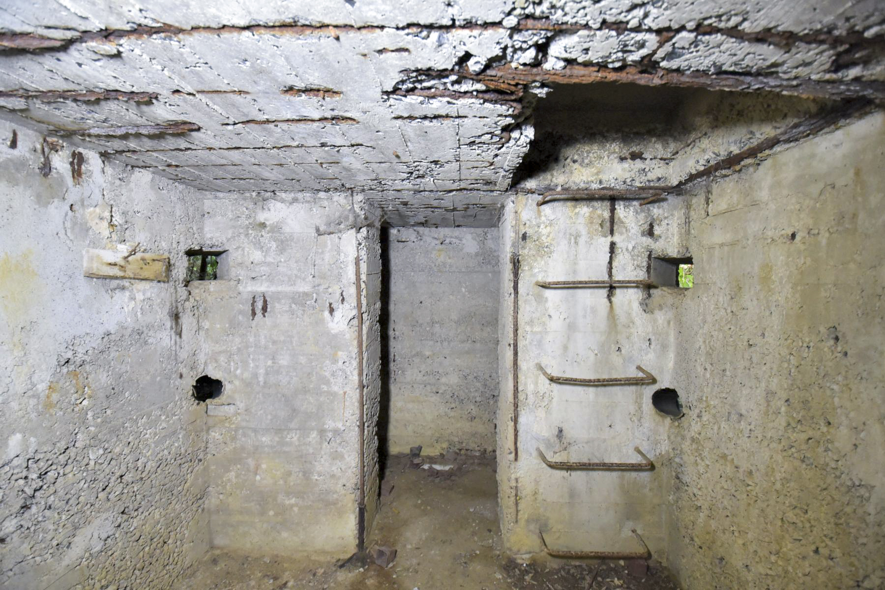 Ligne Maginot - B386 - L'ALOUETTE - (Abri actif) - L'abri avec l'accès en puits au bloc actif