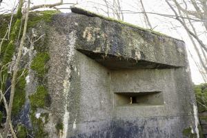 Ligne Maginot - DB20 - (Blockhaus pour canon) - Créneau mitrailleuse