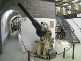 Ligne Maginot - Canon de 75 modèle 29 - Musée de Fermont
75 mle 29 du bloc 4 de l