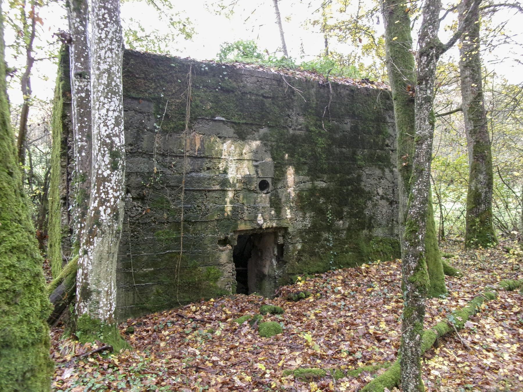 Ligne Maginot - MO-89C - BORNUNGSHOFF 4 - (Blockhaus pour arme infanterie) - L'entrée