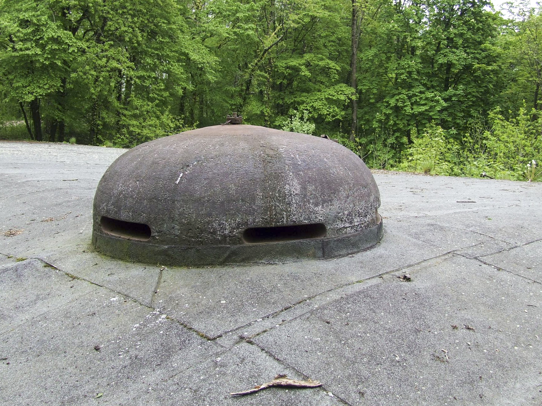 Ligne Maginot - O54 - GUENTRANGE NORD - (Observatoire d'artillerie) - La cloche observatoire cuirassée Mle1905 d'origine allemande.