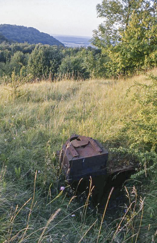 Ligne Maginot - SCHLAPPERBERG - (Observatoire d'infanterie) - La guérite observatoire encore présente
1992