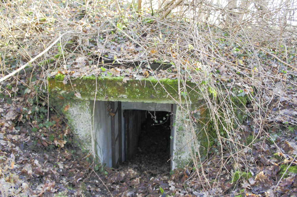 Ligne Maginot - OBERWALD SUD NORD-EST - (Blockhaus pour arme infanterie) - L'entrée avec sa trappe d'accès