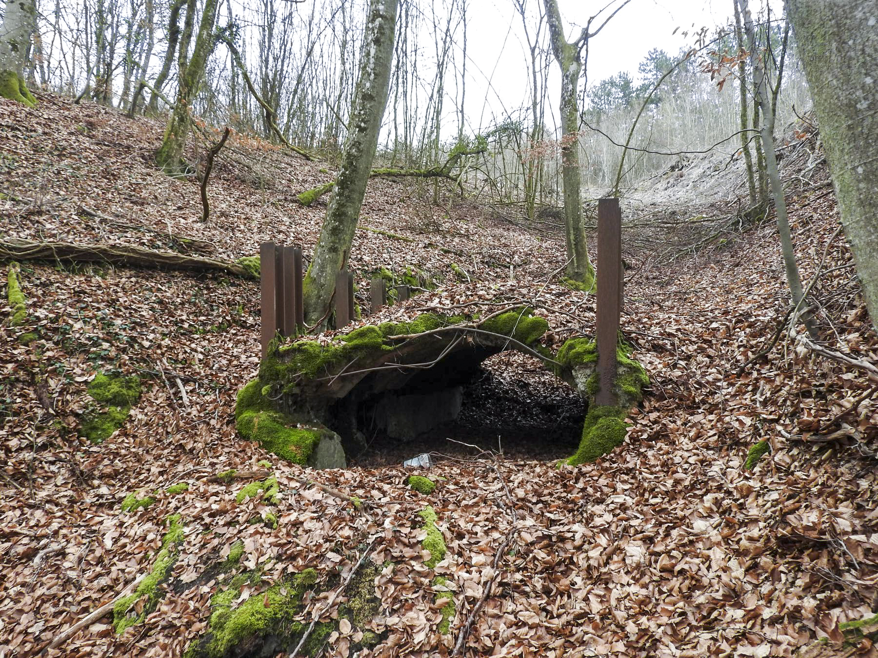 Ligne Maginot - HOUVE 2 - (Abri) - Les restes de l'abri inachevé.