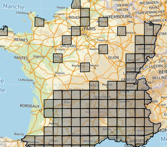 Ligne Maginot - Dalles LIDAR disponibles - 