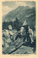 Ligne Maginot - SAPEY - (Ouvrage d'artillerie) - Ecole à feu du 2 RA en 1928 sur les dessus du fort du Sapey