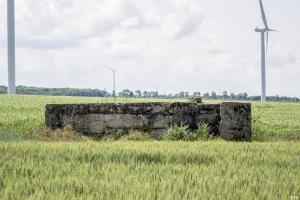 Ligne Maginot - BUCHFELD 3 - (Cuve pour arme d'infanterie) - Les trois emplacements de Buchfeld
