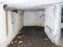 Ligne Maginot - AB16 - (Blockhaus pour canon) - La chambre de tir du canon anti-char.