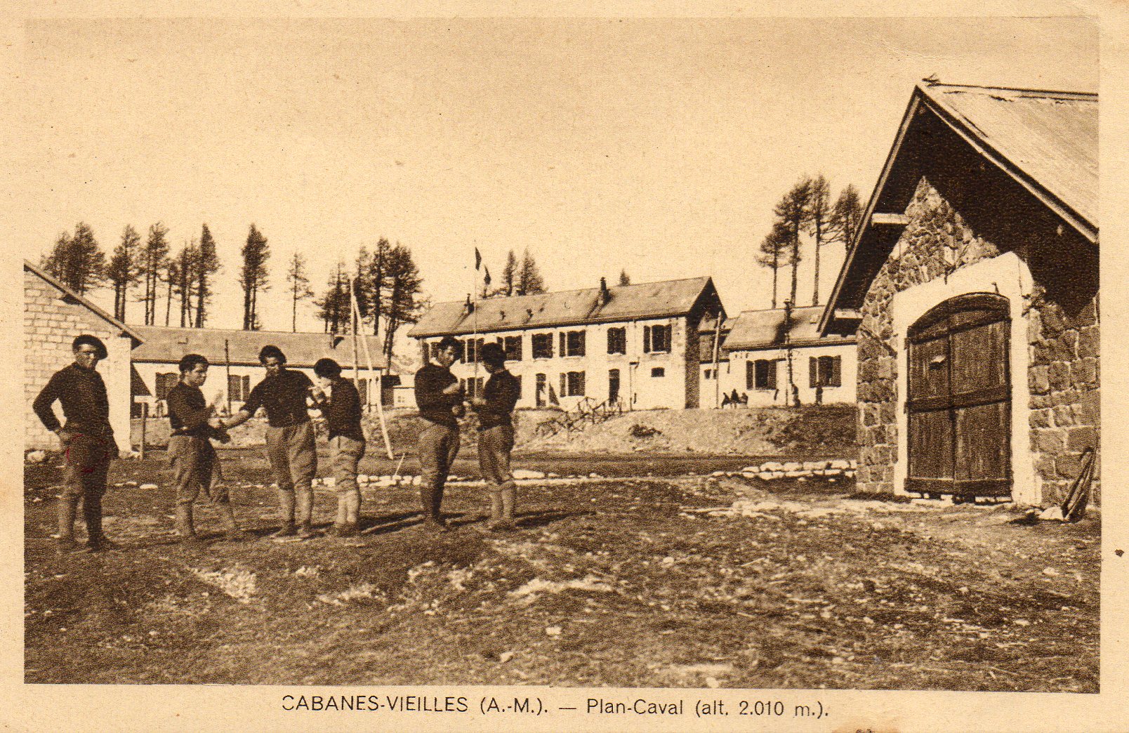 Ligne Maginot - PLAN CAVAL (Casernement) - Carte postale non datée