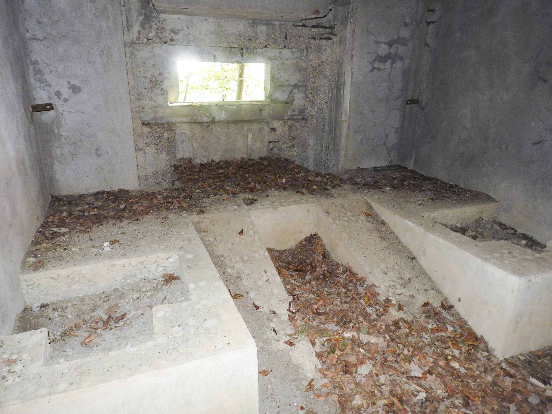 Ligne Maginot - KAISERWALD - (Blockhaus pour canon) - La chambre de tir pour un canon anti-char.