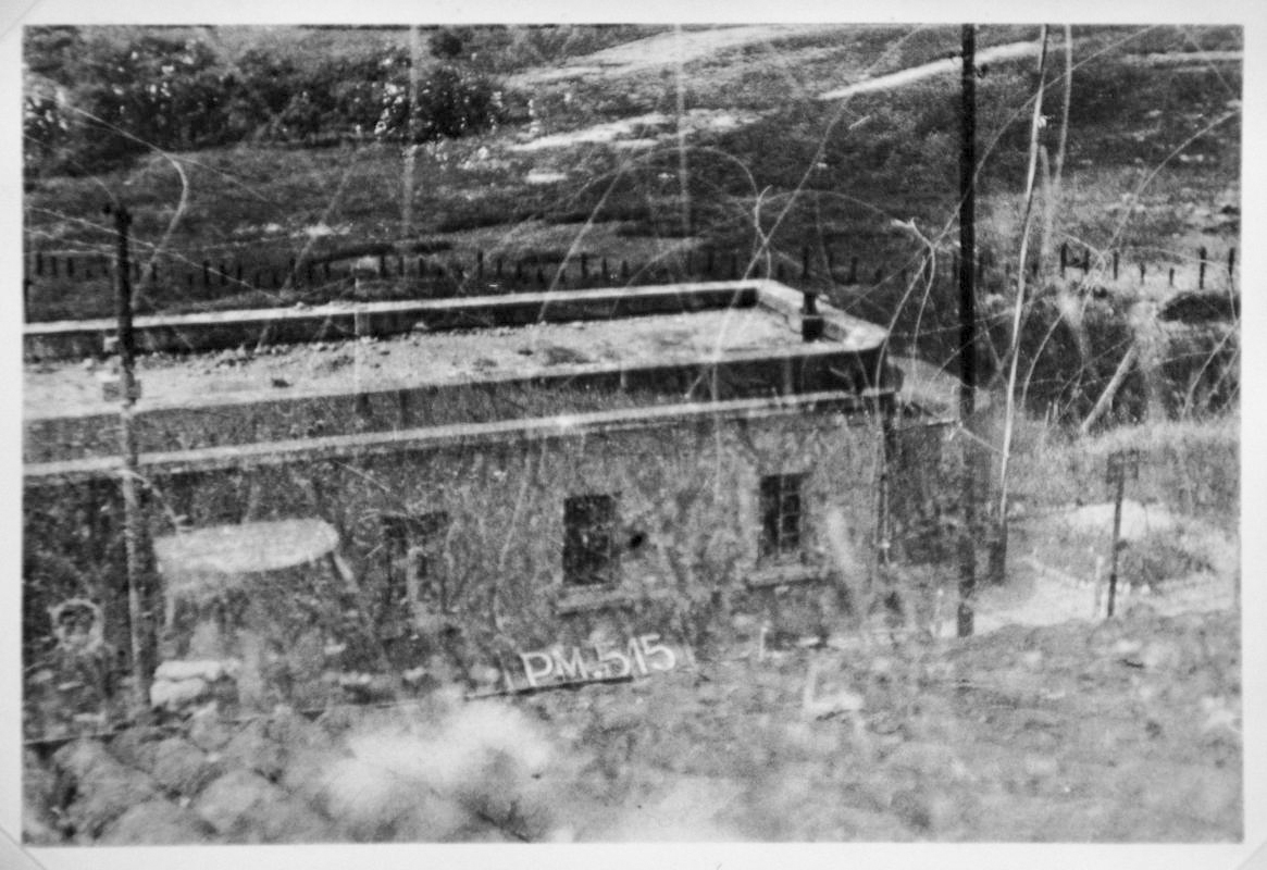 Ligne Maginot - SCHRECKLING (MF DE) - (Poste GRM - Maison Forte) - Photo prise au téléobjectif par l'armée allemande pour la préparation de l'assaut