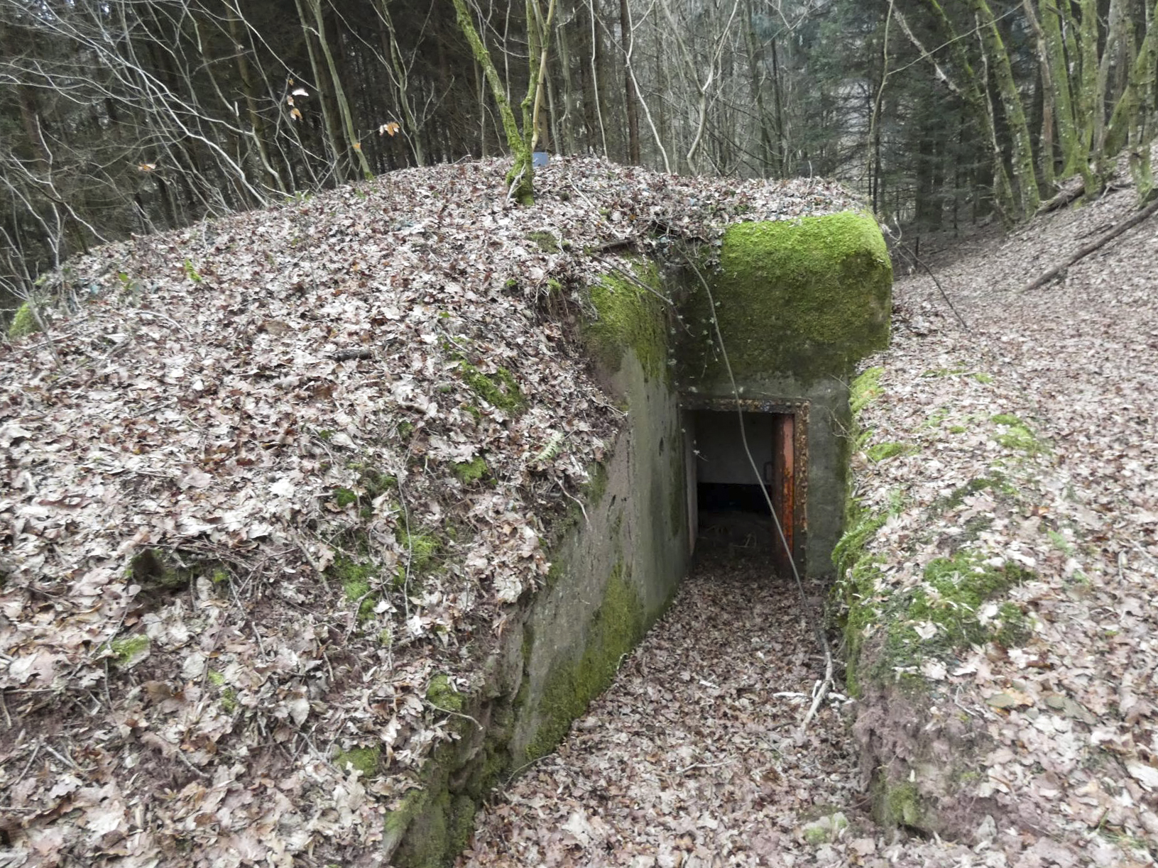 Ligne Maginot - KLAM 6 - (Blockhaus pour arme infanterie) - L'entrée du blockhaus.