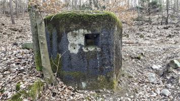 Ligne Maginot - PFAFFENBRONN 5 - (Blockhaus pour arme infanterie) - Créneau latéral de défense rapprochée
