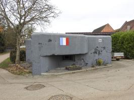 Ligne Maginot - STEINSELTZ NORD - (Blockhaus pour arme infanterie) - La façade de tir vers la gauche