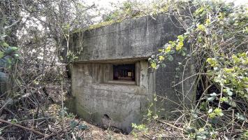 Ligne Maginot - BEIMERACKER - (Blockhaus pour arme infanterie) - Façade de la chambre de tir