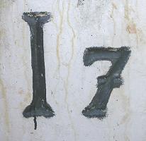 Ligne Maginot - I7 - (Chambre de coupure) - Marquage gravé de la chambre I7