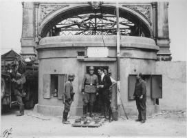 Ligne Maginot - PONT DU RHIN CENTRE - (Blockhaus pour canon) - Le blockhaus en 1940