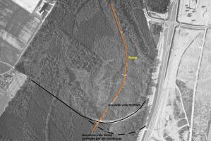 Ligne Maginot - PORT DU RHIN SUD  - (Blockhaus pour arme infanterie) - Photo montrant les travaux de réaménagement de zone en 1968