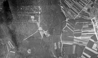 Ligne Maginot - SCHWARZWASSER - (Dépôt de Munitions) - Le dépôt et une partie de l'embranchement ferroviaire en 1932