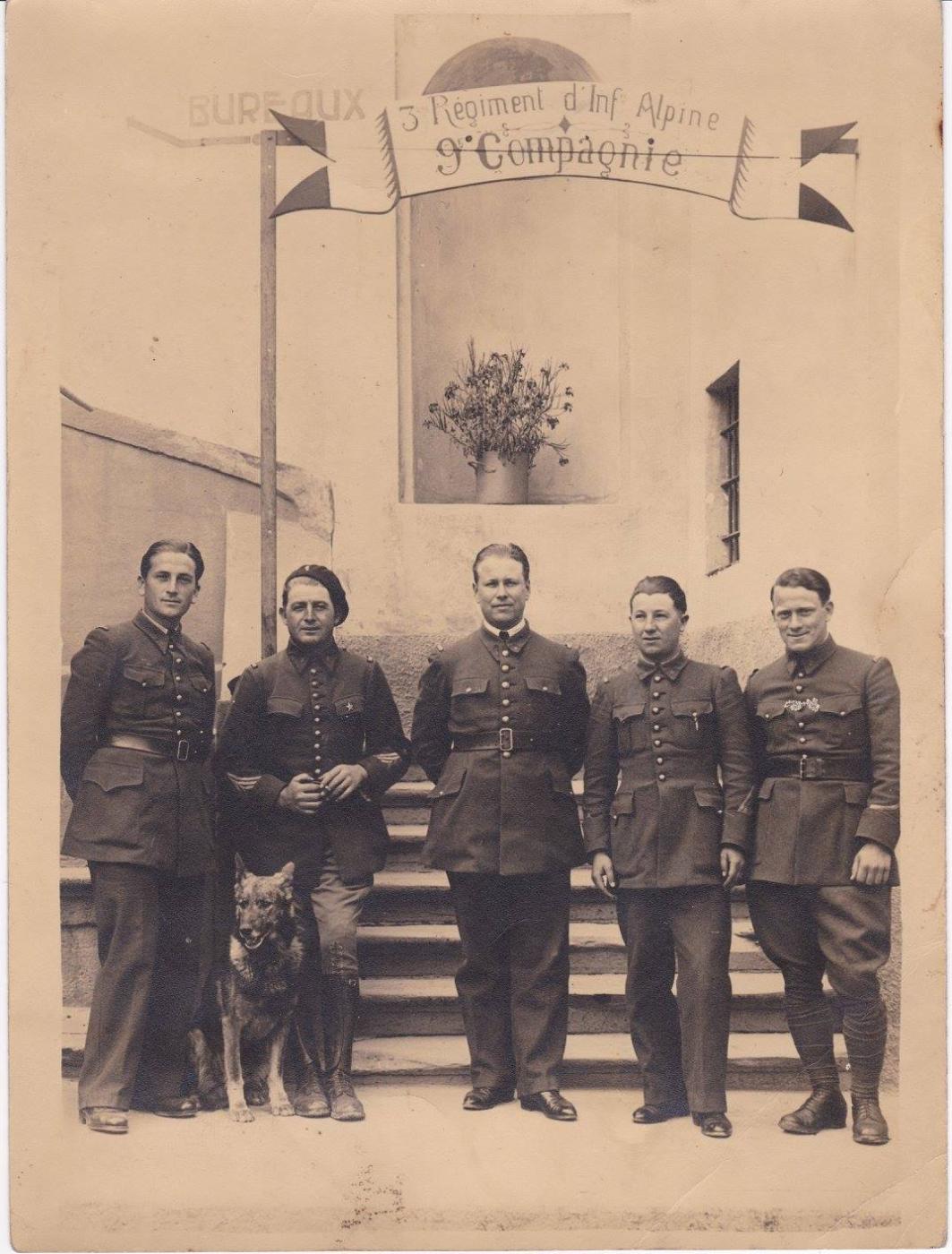 Ligne Maginot - GIANDOLA - (Casernement) - La Giandola - 3° Régiment d'infanterie Alpine - 9° Compagnie
Photo prise en 1935