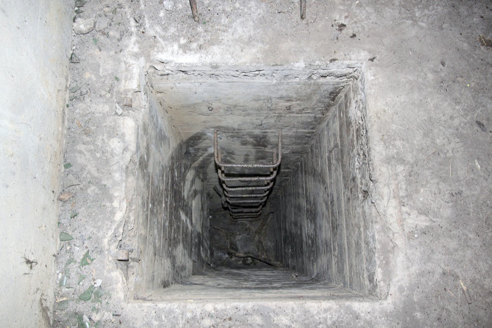 Ligne Maginot - A33 - (Blockhaus pour arme infanterie) - Le puits donnant accès à l'abri A 33