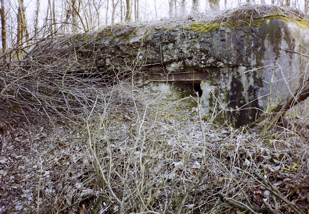 Ligne Maginot - FORT FOCH GLACIS - (Blockhaus pour arme infanterie) - Façade de la chambre de tir