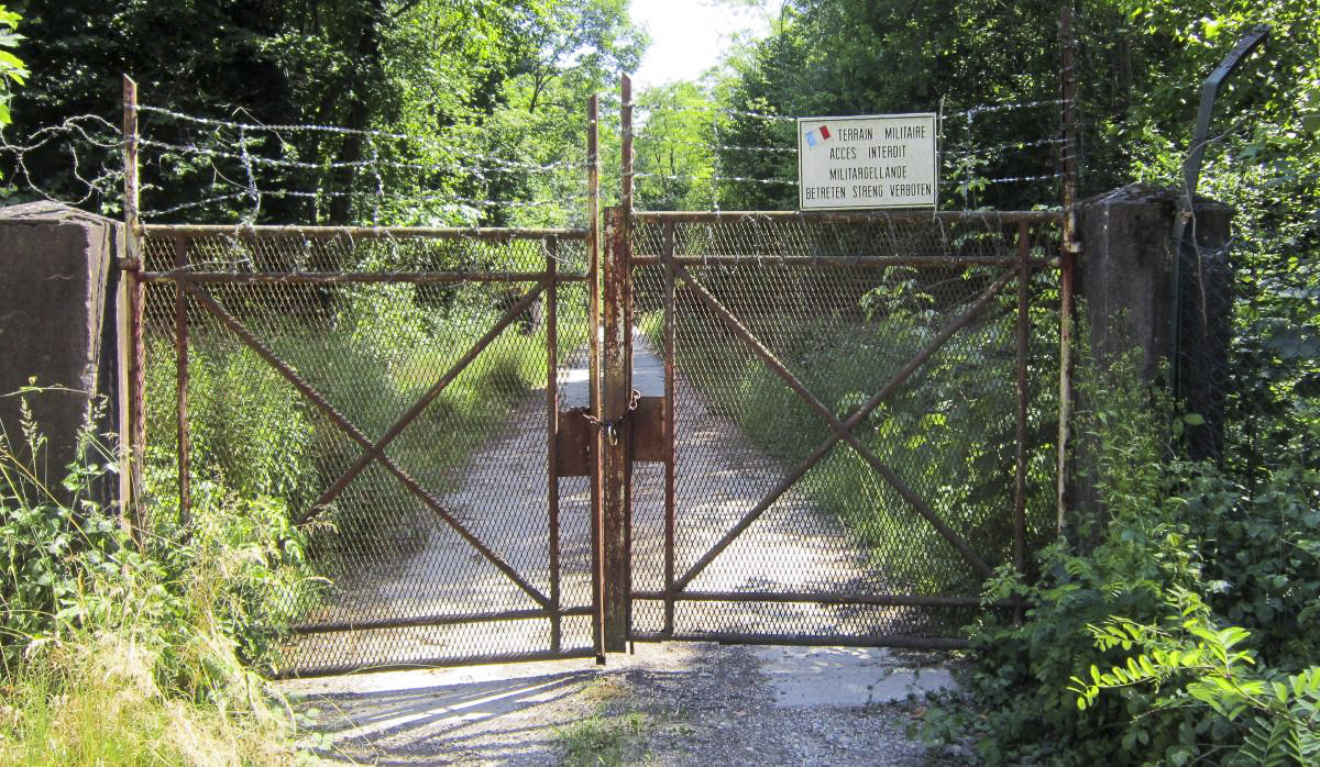 Ligne Maginot - GANZAU (Dépôt de Munitions) - Entrée principale du dépôt