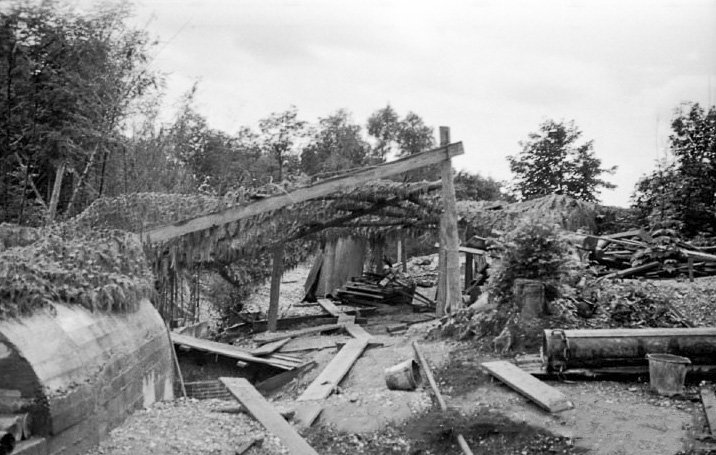 Ligne Maginot - OUVRAGE NEY-RAPP - (Position d'artillerie préparée) - Vue sur la position depuis la cuve nord