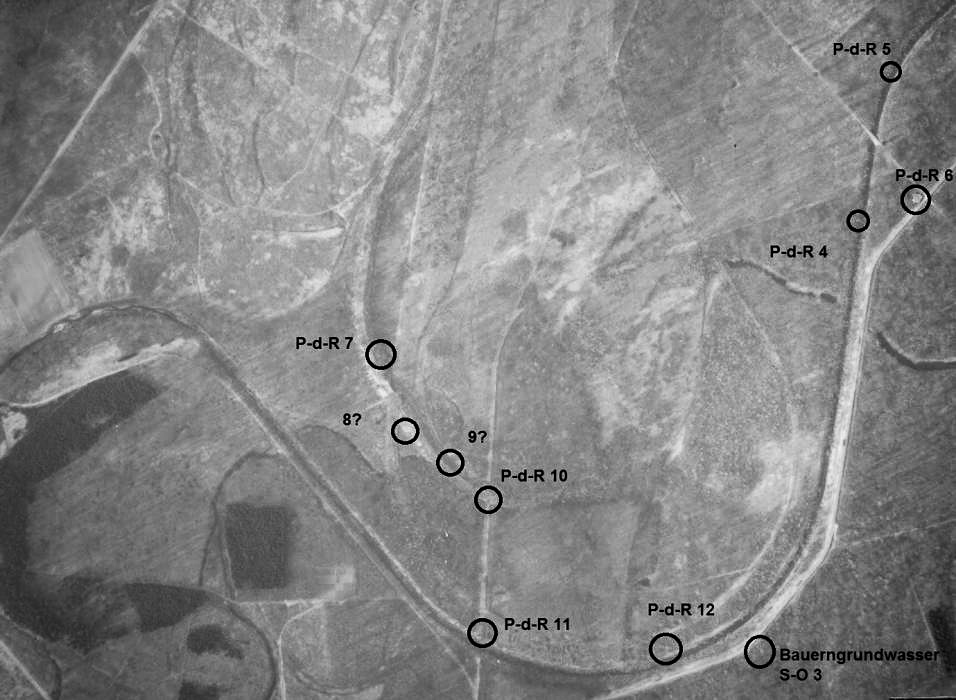 Ligne Maginot - Blockhaus de PORT DU RHIN Sud 4 à 12 - Vue générale du secteur