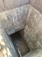Ligne Maginot - D1 - (Chambre de coupure) - Le cartouche  D1 dans le puits d'accès
