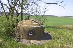 Ligne Maginot - 88 - STETTEN - (Casemate d'infanterie - Double) - Vue extérieure de la cloche GFM sud-ouest