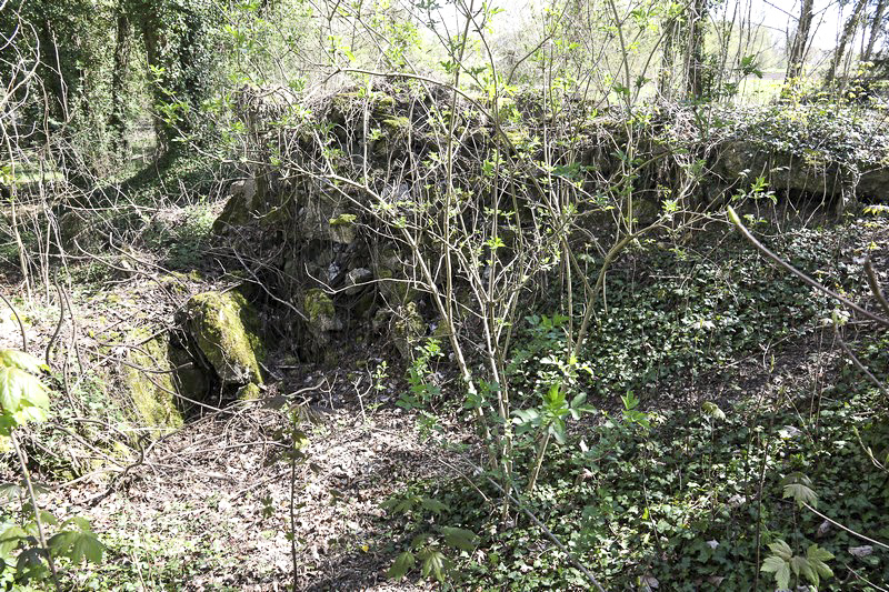 Ligne Maginot - 36/3 - ARTZENHEIM NORD - (Casemate d'infanterie - Simple) - Ruines de la casemate.
Visite avec accord de la propriétaire