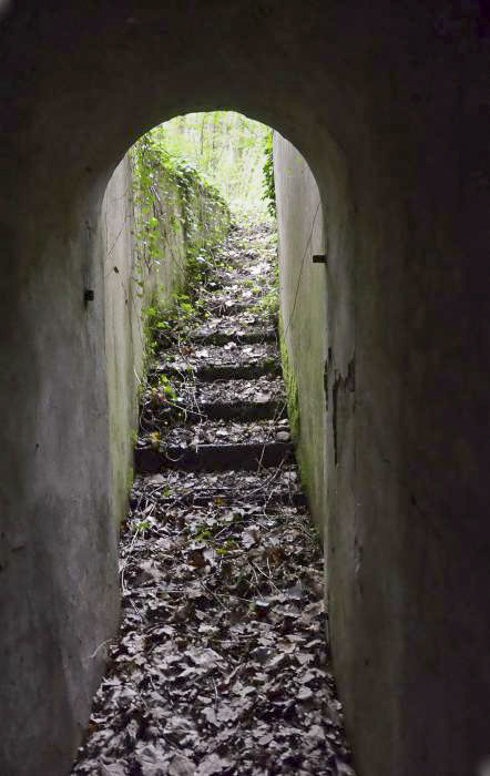 Ligne Maginot - OTTMARSHEIM NORD 3 - (Cuve pour arme d'infanterie) - Escalier de la seconde entrée