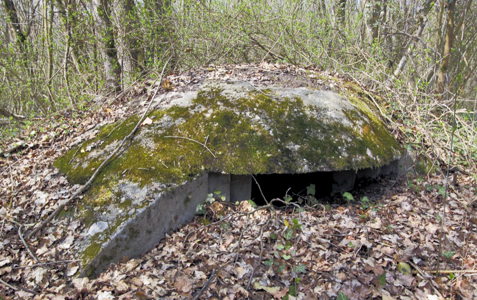 Ligne Maginot - ABRI FAIVRE - (Blockhaus pour arme infanterie) - Vue générale extérieure de la coupole