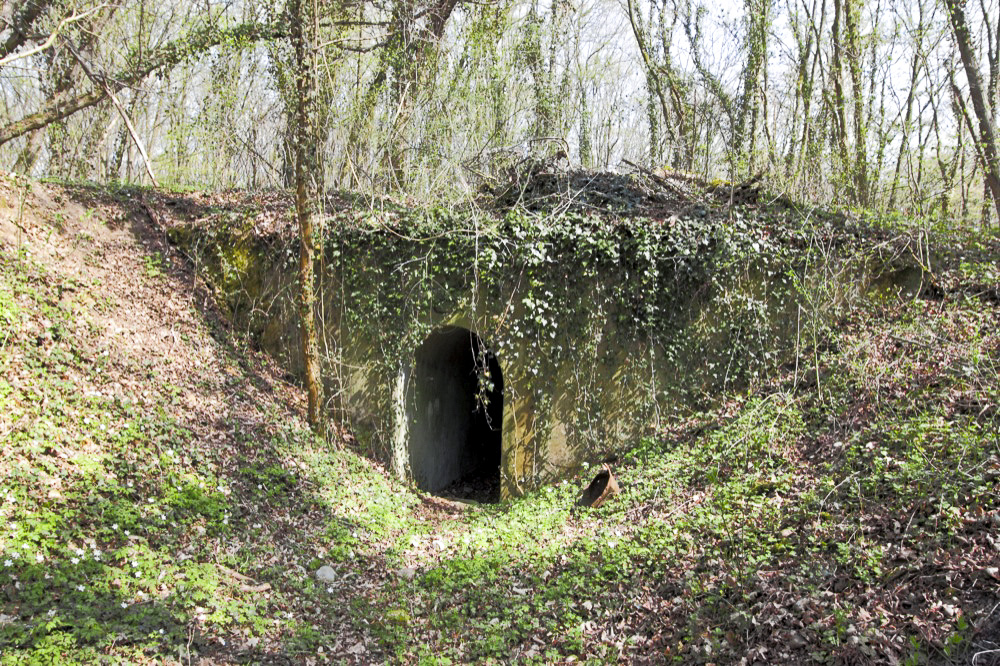 Ligne Maginot - PA DU CARREFOUR 252-4 - (Blockhaus pour arme infanterie) - L'entrée de la galerie depuis l'ancienne carrière