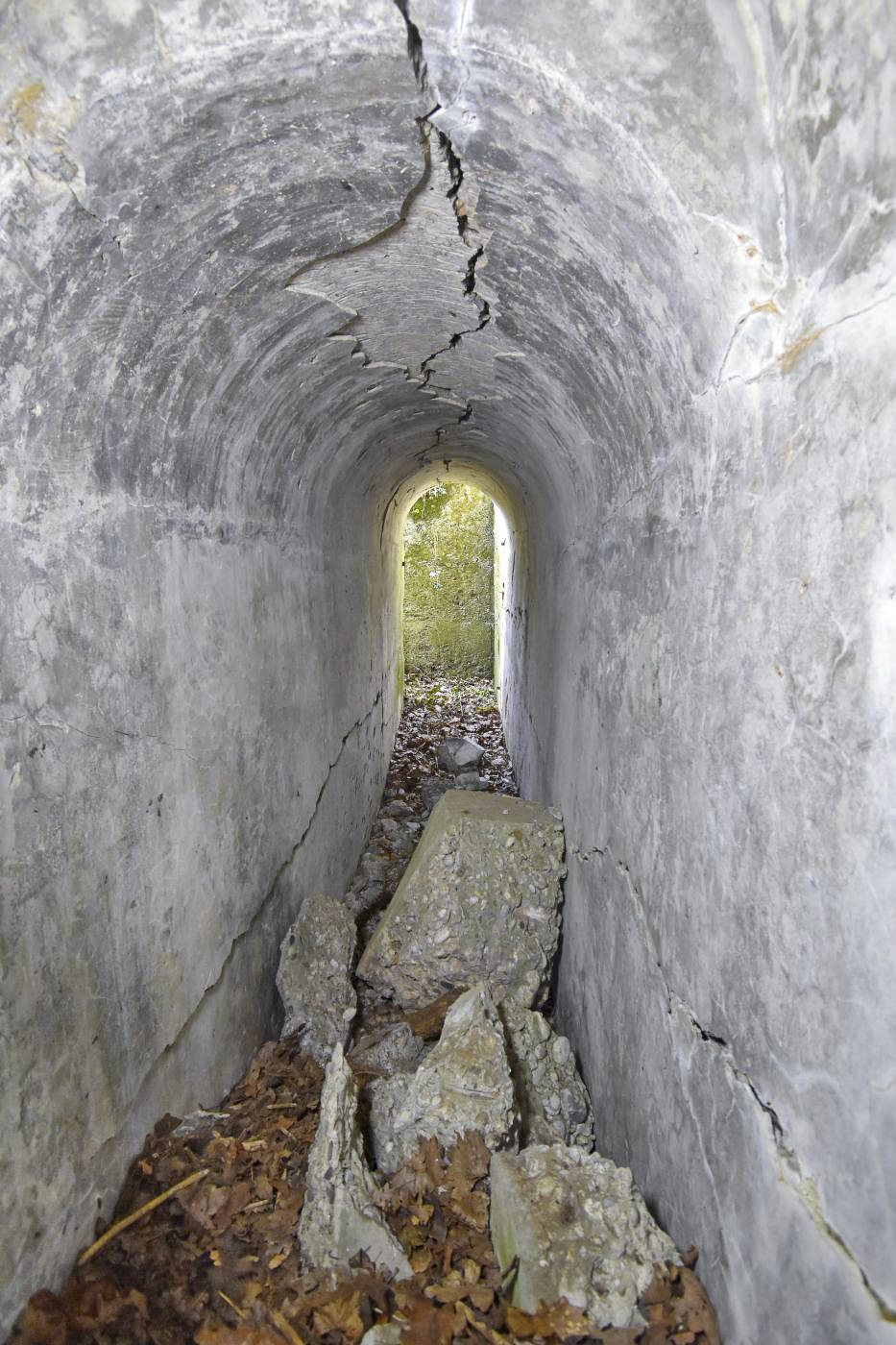 Ligne Maginot - RADBRUNNEN 1 - (Blockhaus pour arme infanterie) - Couloir vers l'entrée
