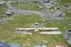 Ligne Maginot - ROC NOIR - (Position d'artillerie préparée) - Reste des lavabos