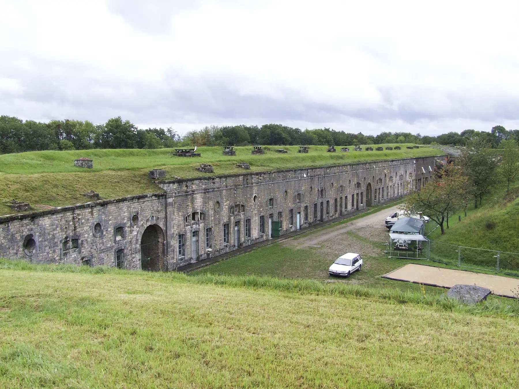 Ligne Maginot - FORT DE BESSONCOURT - (Position d'artillerie préparée) - La caserne principale.