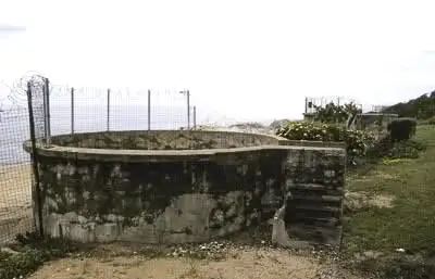 Ligne Maginot - CHAPELLE des GRECS (Batterie Basse de la) (Position d'artillerie préparée) - L'une des cuves pour canon